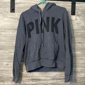 Gray Pink Victorias Secret Hoodie